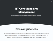 Tablet Screenshot of btconsulting.fr